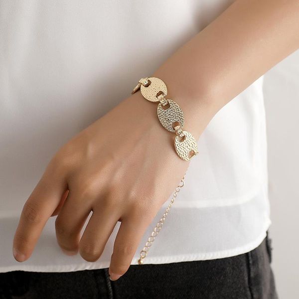 link, chain irregular wafer sell like cakes jewelry fashion bracelets ms exaggerated hand ring restoring ancient ways, Black
link, chain irregular wafer sell like cakes jewelry fashion bracelets ms exaggerated hand ring restoring ancient ways, Black