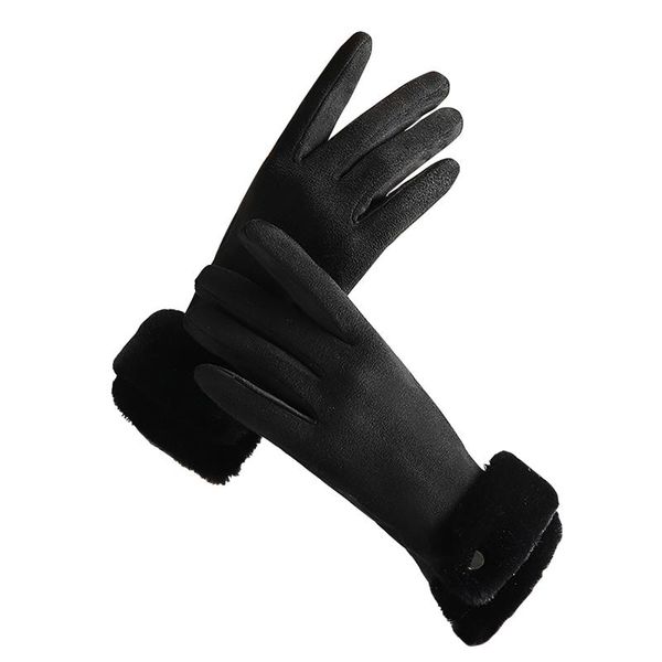 five fingers gloves touchscreen women' mittens solid color fleece thickened femme index finger stylishly korean style luxury girl, Blue;gray
five fingers gloves touchscreen women' mittens solid color fleece thickened femme index finger stylishly korean style luxury girl, Blue;gray