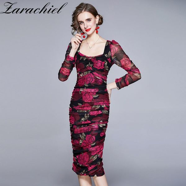 casual dresses elegant double layer mesh flower midi dress women v neck floral printed draped package hip sheath stretchy party vestido, Black;gray
casual dresses elegant double layer mesh flower midi dress women v neck floral printed draped package hip sheath stretchy party vestido, Black;gray