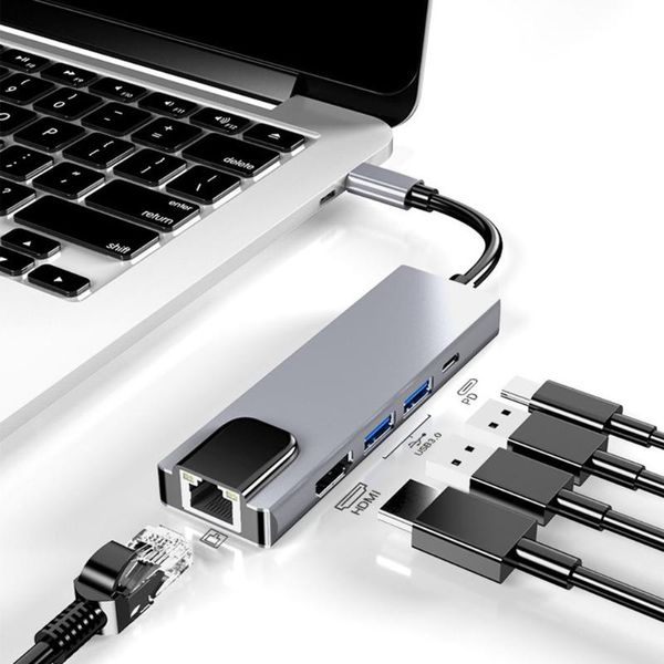 hubs 5 in 1 docking station typec to usb3.0x2++pd+gigabit lan multifunctional split line card reader hub
hubs 5 in 1 docking station typec to usb3.0x2++pd+gigabit lan multifunctional split line card reader hub