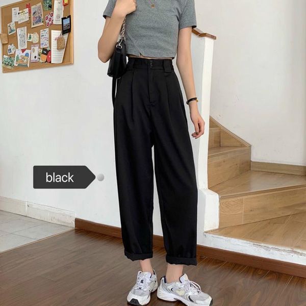women's pants & capris women all-match basic summer bf style minimalist ladies ankle-length trousers wide-leg chic leisure womens pant, Black;white
women's pants & capris women all-match basic summer bf style minimalist ladies ankle-length trousers wide-leg chic leisure womens pant, Black;white