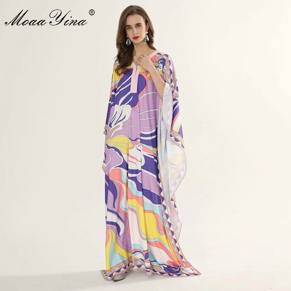 fashion designer runway dress spring summer women dress v neck batwing sleeve geometry print maxi loose dresses 210524, Black;gray
fashion designer runway dress spring summer women dress v neck batwing sleeve geometry print maxi loose dresses 210524, Black;gray