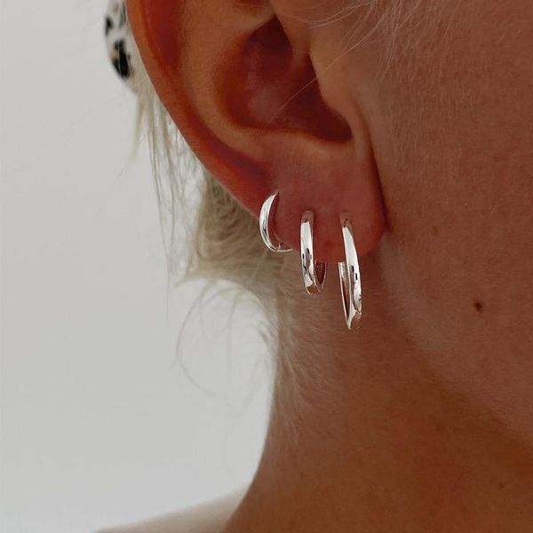 hoop & huggie classic minimalist glossy earrings fashion pierced small for women's jewelry, Golden;silver
hoop & huggie classic minimalist glossy earrings fashion pierced small for women's jewelry, Golden;silver