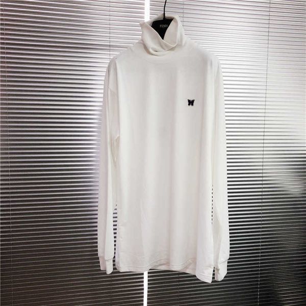men's t-shirts loose long sleeve t-shirt men women butterfly embroidery needles turtleneck basic t shirt awge mock neck tee l36g, White;black
men's t-shirts loose long sleeve t-shirt men women butterfly embroidery needles turtleneck basic t shirt awge mock neck tee l36g, White;black