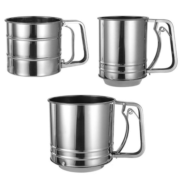 sifter for baking flour sieve fine mesh stainless steel measuring scale g32a & pastry tools
sifter for baking flour sieve fine mesh stainless steel measuring scale g32a & pastry tools