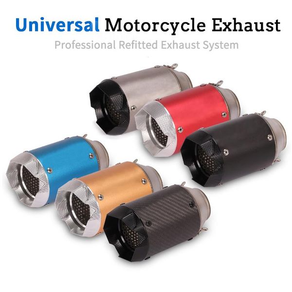motorcycle exhaust system 51mm universal pipe muffler escape moto for mt07 mt09 z1000 zx6r tmax500
motorcycle exhaust system 51mm universal pipe muffler escape moto for mt07 mt09 z1000 zx6r tmax500