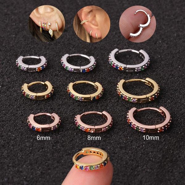 hoop & huggie so 1piece minimalist irregular trendy copper multicolor zircon round earrings punk female piercing fashion bijoux gift, Golden;silver
hoop & huggie so 1piece minimalist irregular trendy copper multicolor zircon round earrings punk female piercing fashion bijoux gift, Golden;silver
