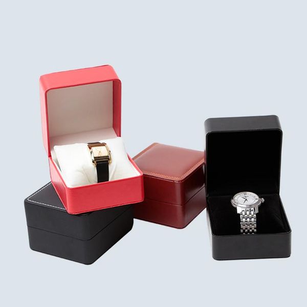 watch boxes & cases uhr lagerung box mit kissen einzelne geschenk fällen schmuck armreif armband für männer frauen display vera, Black;blue
watch boxes & cases uhr lagerung box mit kissen einzelne geschenk fällen schmuck armreif armband für männer frauen display vera, Black;blue