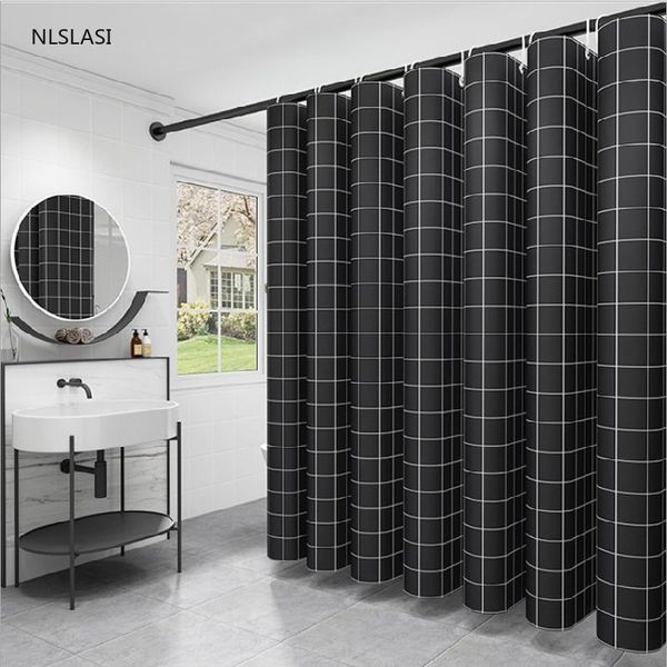 black plaid shower curtain home el bath waterproof thicken polyester curtains mildew proof bathroom decorations
black plaid shower curtain home el bath waterproof thicken polyester curtains mildew proof bathroom decorations