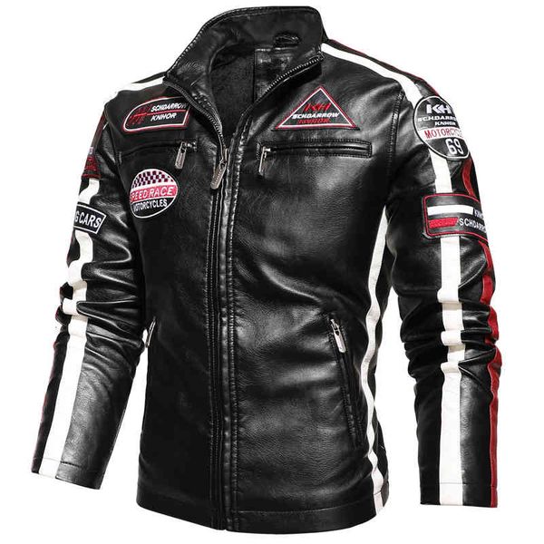 men's leather & faux maple biker jacket of men striped s shredded motorcycle plutonium leather s european size s-3xl, Black
men's leather & faux maple biker jacket of men striped s shredded motorcycle plutonium leather s european size s-3xl, Black