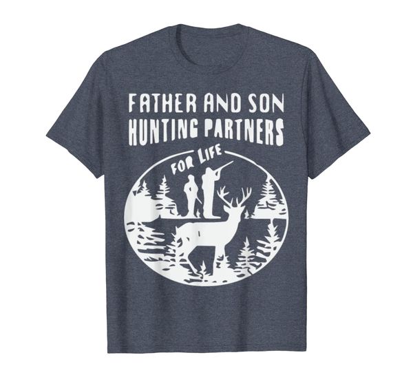father and son hunting partner for life t-shirt, White;black
father and son hunting partner for life t-shirt, White;black