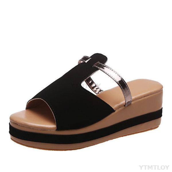 slippers 2021 summer women's fashion comfortable thick sole sandals ladies plus size beach breathable zapato mujer, Black
slippers 2021 summer women's fashion comfortable thick sole sandals ladies plus size beach breathable zapato mujer, Black