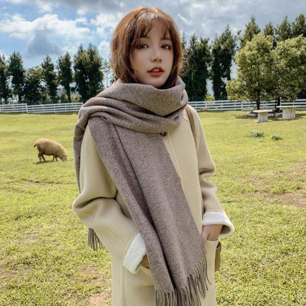 scarves south korea's autumn winter imitation cashmere scarf female camel hair clip flower oversized double-sided wool shawl, Blue;gray
scarves south korea's autumn winter imitation cashmere scarf female camel hair clip flower oversized double-sided wool shawl, Blue;gray