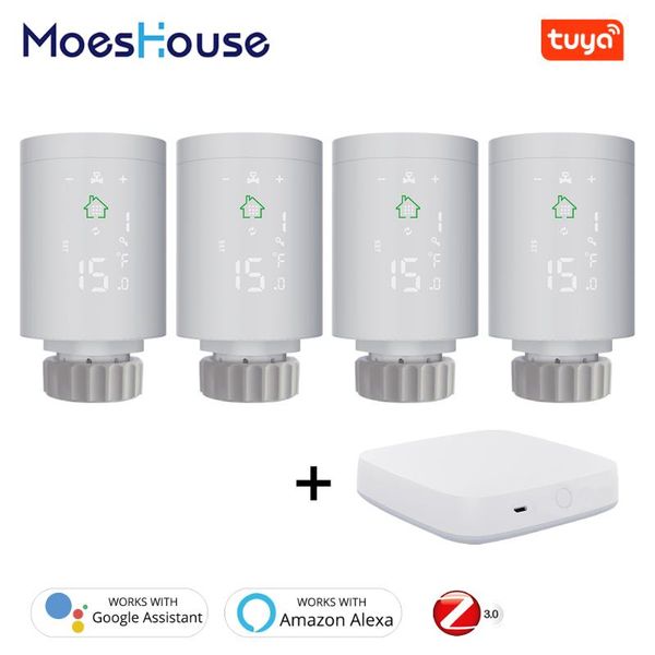 smart home control trv zigbee3.0 radiator actuator programmable thermostatic valve temperature controller voice via alexa
smart home control trv zigbee3.0 radiator actuator programmable thermostatic valve temperature controller voice via alexa
