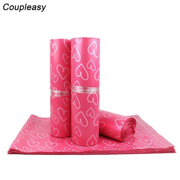 100pcs 3 sizes heart printed courier bag pink plastic envelope bags waterproof poly mailer postal mailbag storage packing
100pcs 3 sizes heart printed courier bag pink plastic envelope bags waterproof poly mailer postal mailbag storage packing