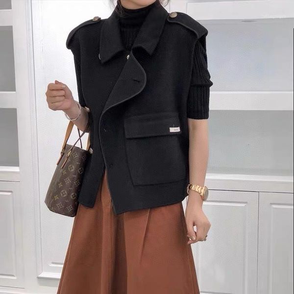 women's wool & blends european fall 2021 golden double-breasted trench coat ma3 jia3 female, Black
women's wool & blends european fall 2021 golden double-breasted trench coat ma3 jia3 female, Black