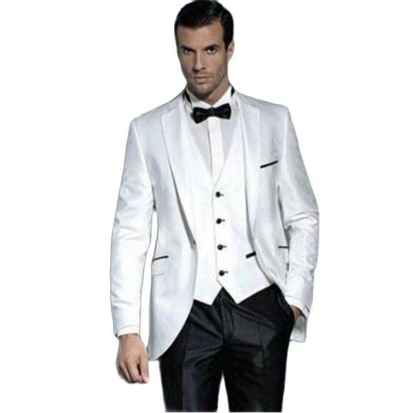 shiny white groom tuxedos handsome men's evening dress toast business suit prom party clothes(jacket+pants+vest+tie) k:140 suits & blaz, White;black
shiny white groom tuxedos handsome men's evening dress toast business suit prom party clothes(jacket+pants+vest+tie) k:140 suits & blaz, White;black