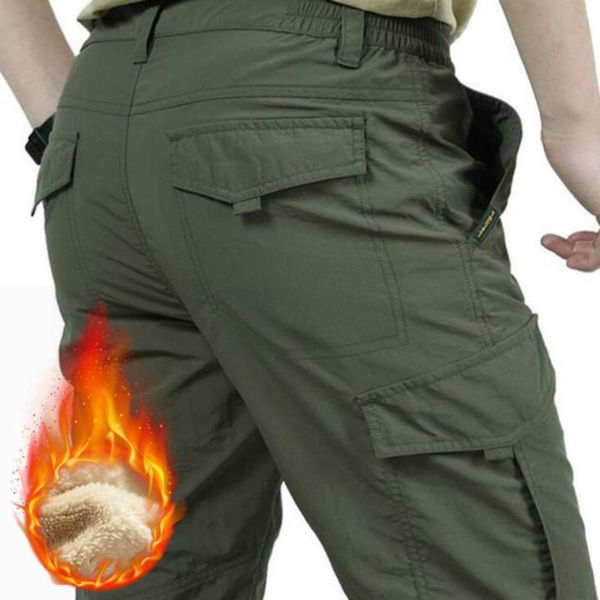 plus velvet multi pocket cargo pants men work breathable army casual loose thick fleece military tactical trousers men's, Black
plus velvet multi pocket cargo pants men work breathable army casual loose thick fleece military tactical trousers men's, Black