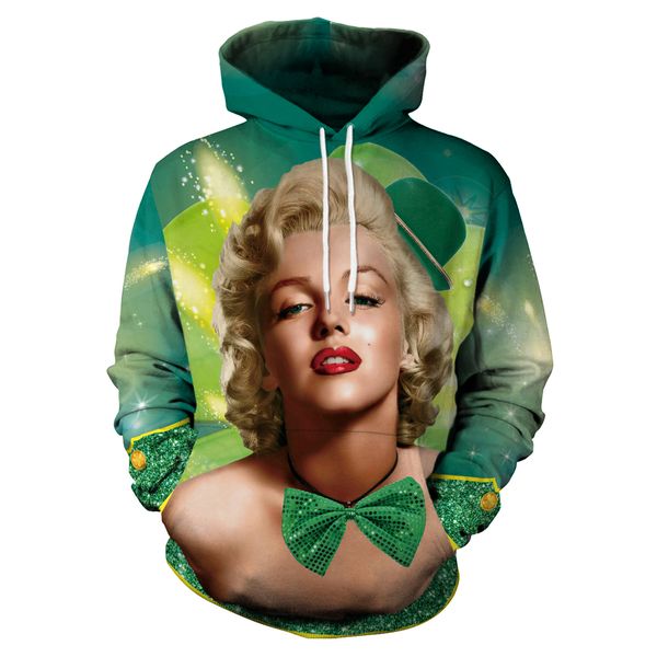 spring and autumn couple hoodie long sleeve beauty figure pattern clover printing leisure trend, Black
spring and autumn couple hoodie long sleeve beauty figure pattern clover printing leisure trend, Black