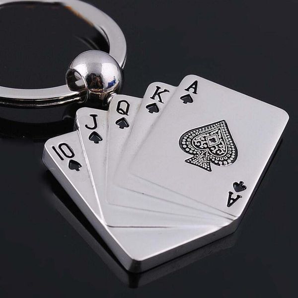 metal creative playing card keychain straight flush key rings pendant gskr036 mix order 20 pieces a lot keychains, Slivery;golden
metal creative playing card keychain straight flush key rings pendant gskr036 mix order 20 pieces a lot keychains, Slivery;golden