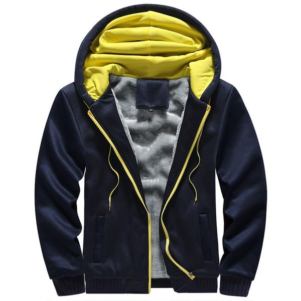 men's hoodies & sweatshirts 2021 men winter thick warm fleece zipper coat sportwear male streetwear, Black
men's hoodies & sweatshirts 2021 men winter thick warm fleece zipper coat sportwear male streetwear, Black