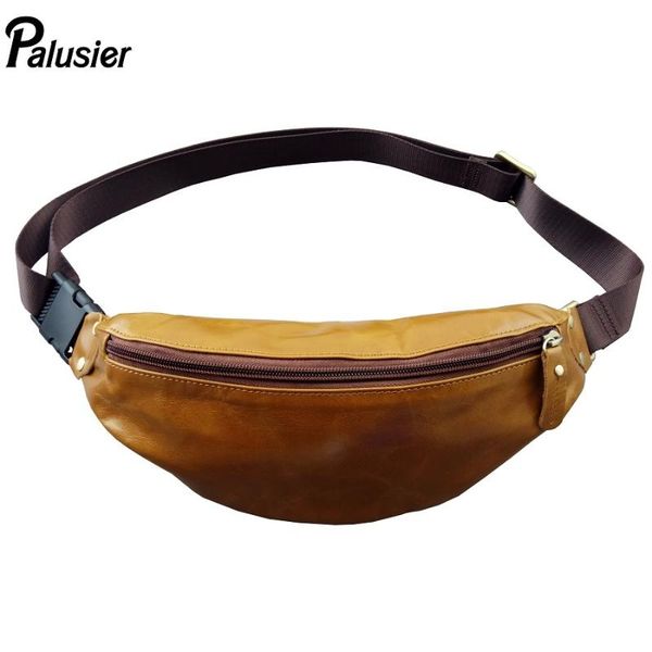 men vintage oil wax genuine leather waist bag brown cowhide casual pack male travel portable hip bum belt pouch bags
men vintage oil wax genuine leather waist bag brown cowhide casual pack male travel portable hip bum belt pouch bags
