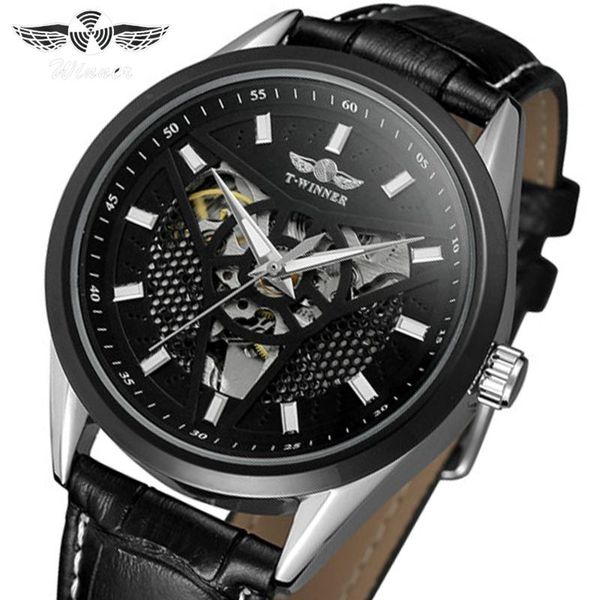 wristwatches 2021 winner brand black male clock men relogios skeleton mens watches luxury montre leather wrist watch mechanical, Slivery;brown
wristwatches 2021 winner brand black male clock men relogios skeleton mens watches luxury montre leather wrist watch mechanical, Slivery;brown