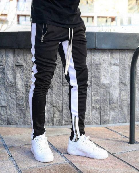 men jogger pants fitness bodybuilding gyms long pant spring autumn side stripe casual fashion men sweatpants trousers, Black
men jogger pants fitness bodybuilding gyms long pant spring autumn side stripe casual fashion men sweatpants trousers, Black