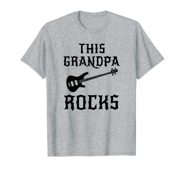 this grandpa rocks t shirt fathers day birthday guitar gift, White;black
this grandpa rocks t shirt fathers day birthday guitar gift, White;black