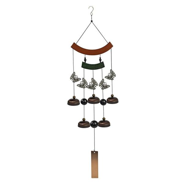 decorative objects & figurines bell wind chimes for outside deep tone, 30inch copper with butterfly as a gift garden decor
decorative objects & figurines bell wind chimes for outside deep tone, 30inch copper with butterfly as a gift garden decor