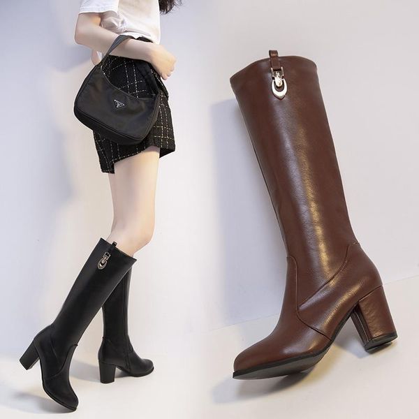 boots 2021 ins knee high women lady riding botas heel with zipper autumn shoes round toe woman winter long size 35-43, Black
boots 2021 ins knee high women lady riding botas heel with zipper autumn shoes round toe woman winter long size 35-43, Black