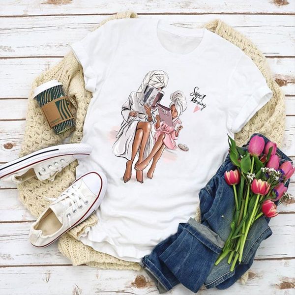 graphic cartoon mom life womens t shirts girl printed summer clothes clothing tee female, White
graphic cartoon mom life womens t shirts girl printed summer clothes clothing tee female, White