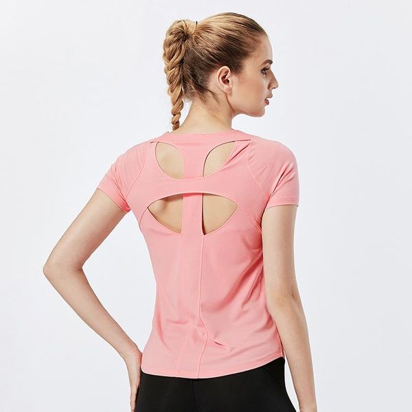 yoga outfit short sleeve shirts sport fitness gym sports wear for women femme jersey backless running t shirt
yoga outfit short sleeve shirts sport fitness gym sports wear for women femme jersey backless running t shirt