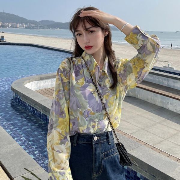 women's blouses & shirts chiffon shirt ladies design sense niche spring and summer 2021 retro fashion loose long sleeve jacket, White
women's blouses & shirts chiffon shirt ladies design sense niche spring and summer 2021 retro fashion loose long sleeve jacket, White