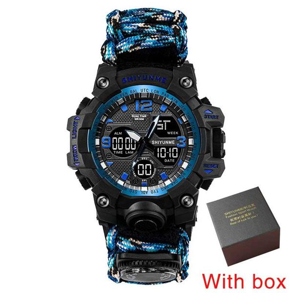 wristwatches shiyunme watches for men 50m waterproof clock alarm reloj hombre 1509p dual display wristwatch quartz military watch sport, Slivery;brown
wristwatches shiyunme watches for men 50m waterproof clock alarm reloj hombre 1509p dual display wristwatch quartz military watch sport, Slivery;brown