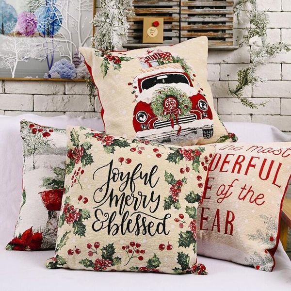 cushion/decorative pillow christmas cushion cover 46*46 pillowcase sofa cushions cases cotton linen covers home decor village year gift
cushion/decorative pillow christmas cushion cover 46*46 pillowcase sofa cushions cases cotton linen covers home decor village year gift