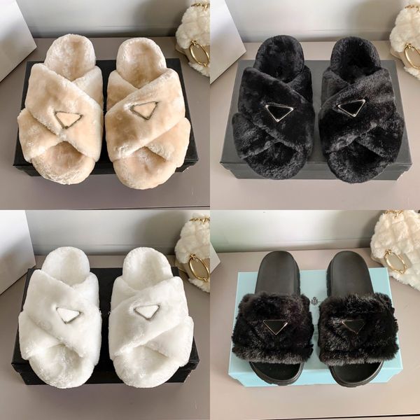 2022 designers wool slippers autumn winter warm women slide fluffy furry sandals luxurys comfortable letters fuzzy slipper, Black
2022 designers wool slippers autumn winter warm women slide fluffy furry sandals luxurys comfortable letters fuzzy slipper, Black