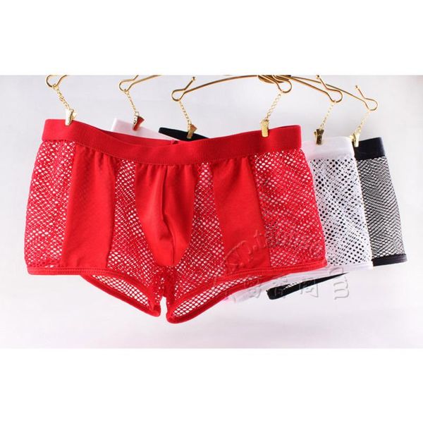 underpants men's underwear boxer non-marking soft cueca mesh breathable nylon men short underware, Black;white
underpants men's underwear boxer non-marking soft cueca mesh breathable nylon men short underware, Black;white