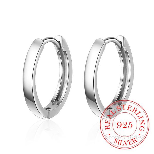 hoop & huggie smooth round earrings genuine 925 sterling silver 14mm for men woman trendy circle brincos feminino, Golden;silver
hoop & huggie smooth round earrings genuine 925 sterling silver 14mm for men woman trendy circle brincos feminino, Golden;silver