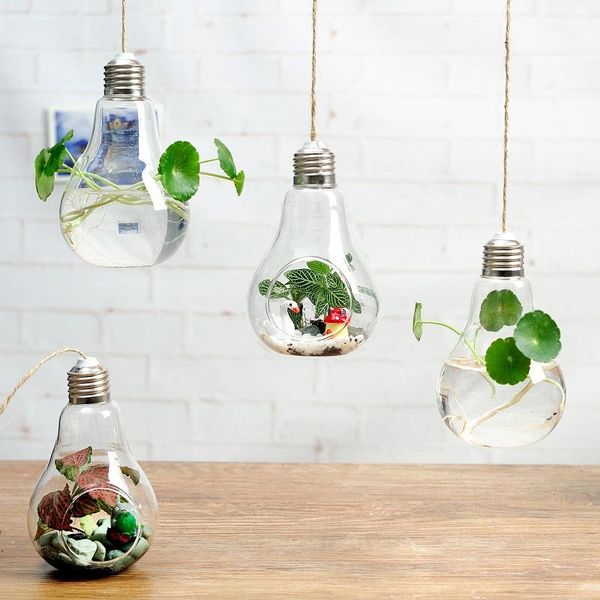 vases hanging glass bulb lamp shape flower water plant vase artificial container home indoor office wedding decor gift
vases hanging glass bulb lamp shape flower water plant vase artificial container home indoor office wedding decor gift