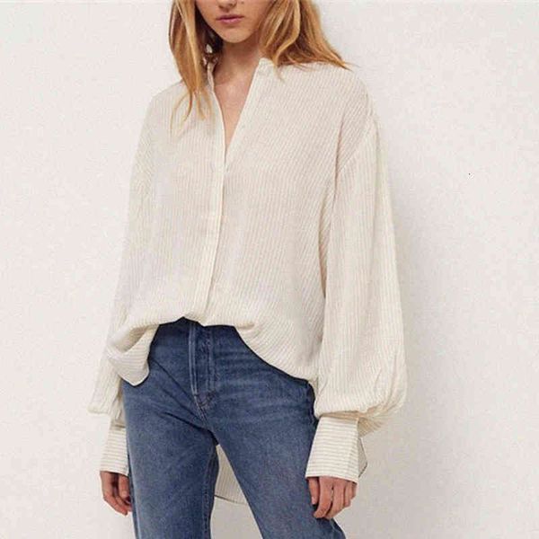 blouses stripe shirt women solid color long sleeve irregular hem blouse loose capable spring shirts 2021 neat mujer chemisier femme, White
blouses stripe shirt women solid color long sleeve irregular hem blouse loose capable spring shirts 2021 neat mujer chemisier femme, White
