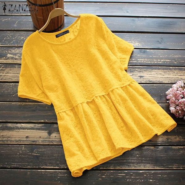 women's blouses & shirts femme clothing office solid chemise 2022 women elegant o neck short sleeve baggy blouse lace casual shi, White
women's blouses & shirts femme clothing office solid chemise 2022 women elegant o neck short sleeve baggy blouse lace casual shi, White