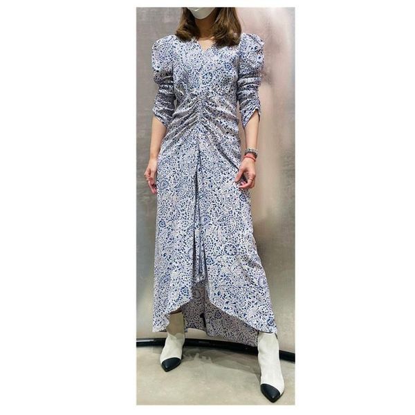 casual dresses 2021 early spring women silk midi dress lady v-neck pleated irregular slim waist female vintage long, Black;gray
casual dresses 2021 early spring women silk midi dress lady v-neck pleated irregular slim waist female vintage long, Black;gray