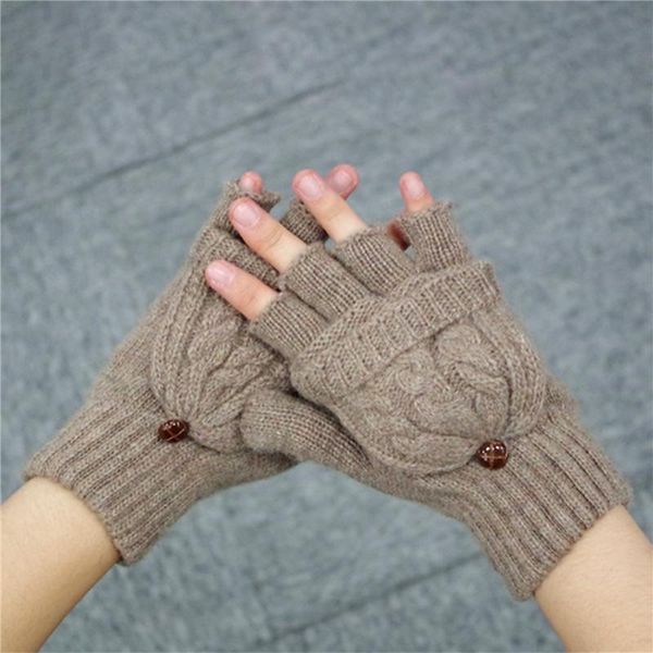 five fingers gloves 1 pair winter flip women cute hand warmer soft half finger mittens knitted thicken thermal autumn, Blue;gray
five fingers gloves 1 pair winter flip women cute hand warmer soft half finger mittens knitted thicken thermal autumn, Blue;gray