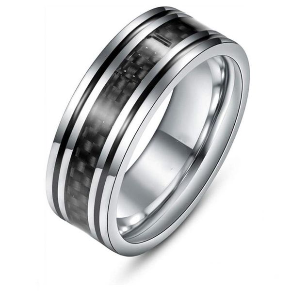 wedding rings 8mm stainless steel jewelry carbon fiber epoxy craft men's ring and gay fashion accessories, Slivery;golden
wedding rings 8mm stainless steel jewelry carbon fiber epoxy craft men's ring and gay fashion accessories, Slivery;golden