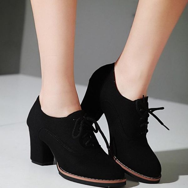 fanyuan nubuck leather shoes women round toe lace-up high heels oxford big size 33-44 fashion pumps solid dress, Black
fanyuan nubuck leather shoes women round toe lace-up high heels oxford big size 33-44 fashion pumps solid dress, Black