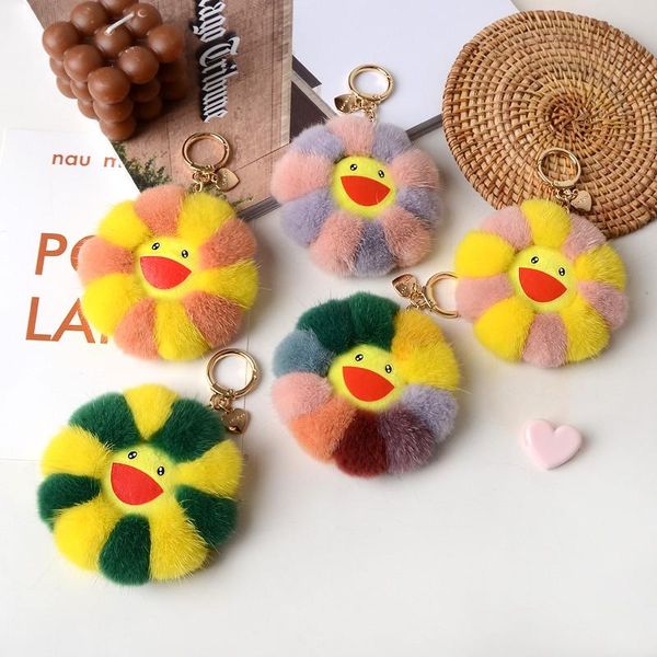keychains real keychain sun flower pendant multiple color refreshing little daisy for women's car key ring bag charm chains, Silver
keychains real keychain sun flower pendant multiple color refreshing little daisy for women's car key ring bag charm chains, Silver