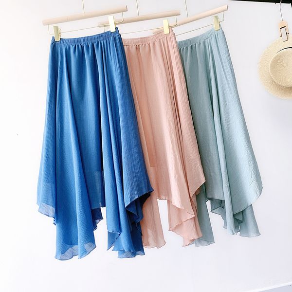 skirts skirts summer cool linen irregualr big flare swing mid-calf high low solid cotton long s 3, Black
skirts skirts summer cool linen irregualr big flare swing mid-calf high low solid cotton long s 3, Black
