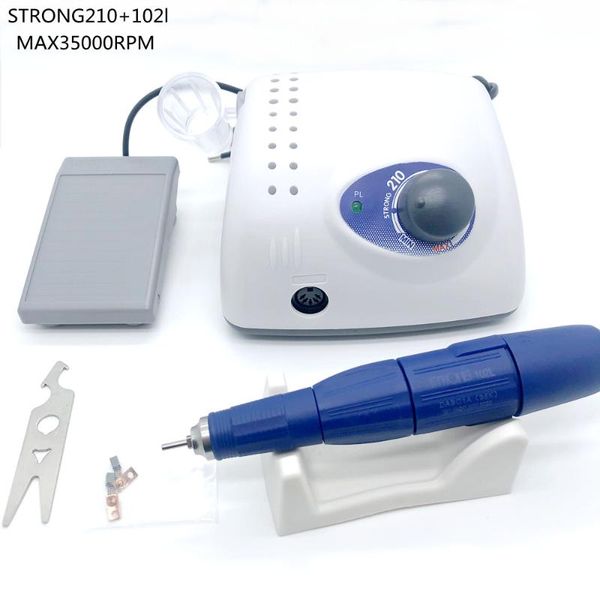nail drill & accessories strong 210 65w 35k 102l handpiece electric manicure machine pedicure file bit art equipment
nail drill & accessories strong 210 65w 35k 102l handpiece electric manicure machine pedicure file bit art equipment