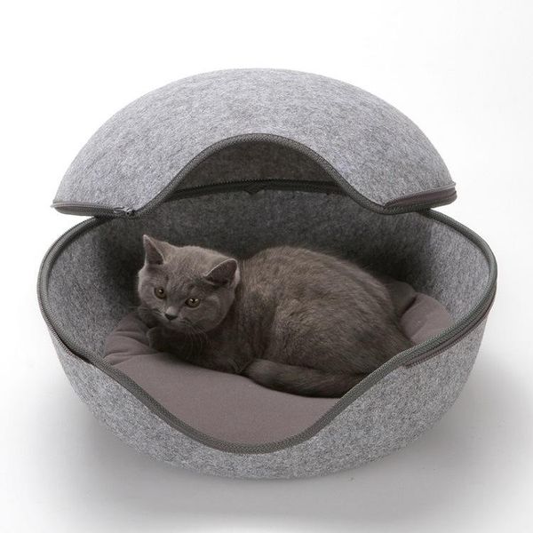 egg shape dog cat beds sleeping bag zipper felt cloth winter warm pet house all around nest with detachable cushion mats & furniture
egg shape dog cat beds sleeping bag zipper felt cloth winter warm pet house all around nest with detachable cushion mats & furniture